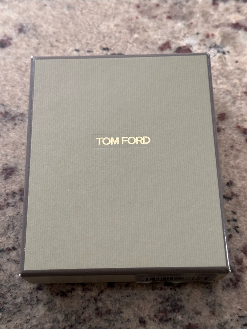 NEW; TOM FORD Khaki Camo Nubuck Classic Bifold Wallet in "Military Green Camo,"